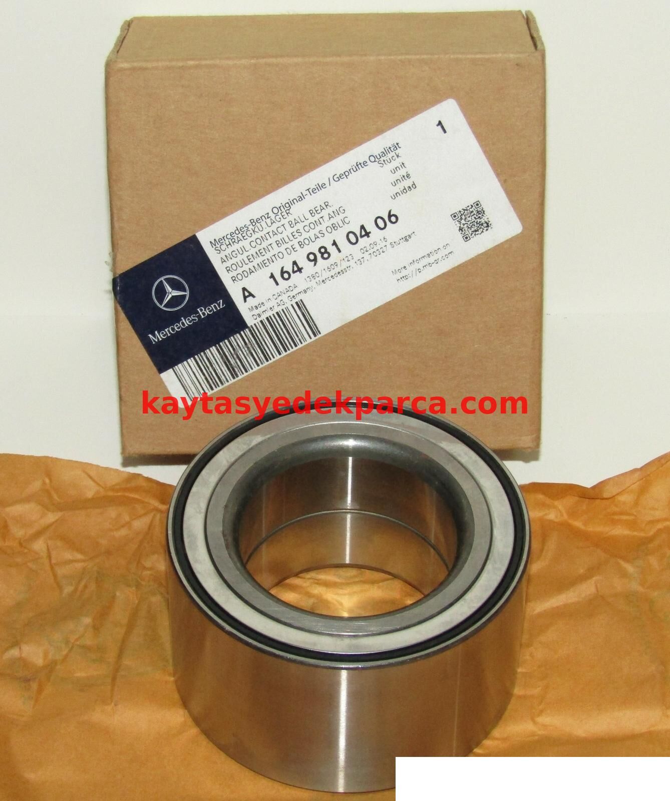 A1649810406-AKR-TEKER RULMANI, W164 ÖN 90X90 MM