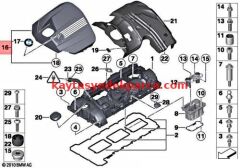 11147801282-7801282-BMW-PANEL ÜST BAKALİTİ E60 520 D