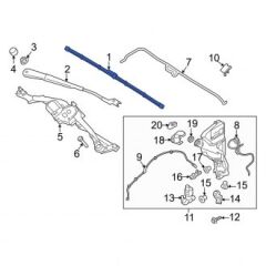 LND-LR092403-İNTERKOL ALT HORTUMU R.R.VELAR 3,0