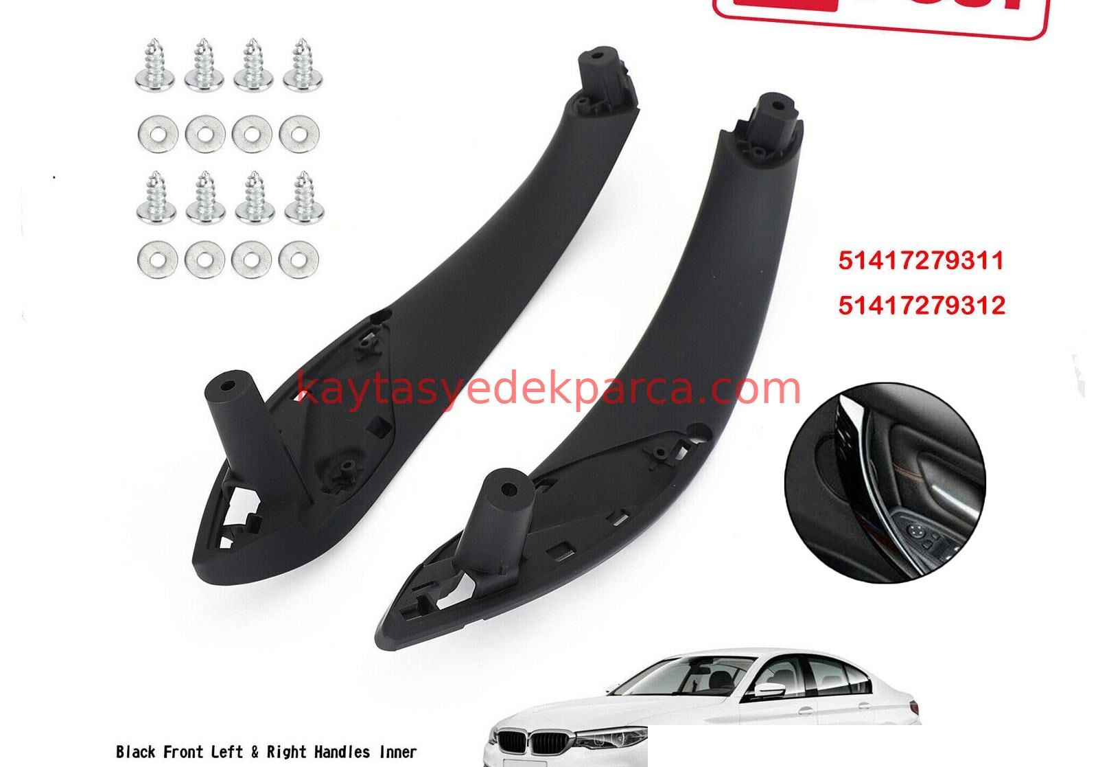 51417279311S-279311S-OEM-KAPI KOLU SİYAH F30 SET