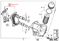 BMW-11427802113-MOTOR YAĞ SOĞUTUCU