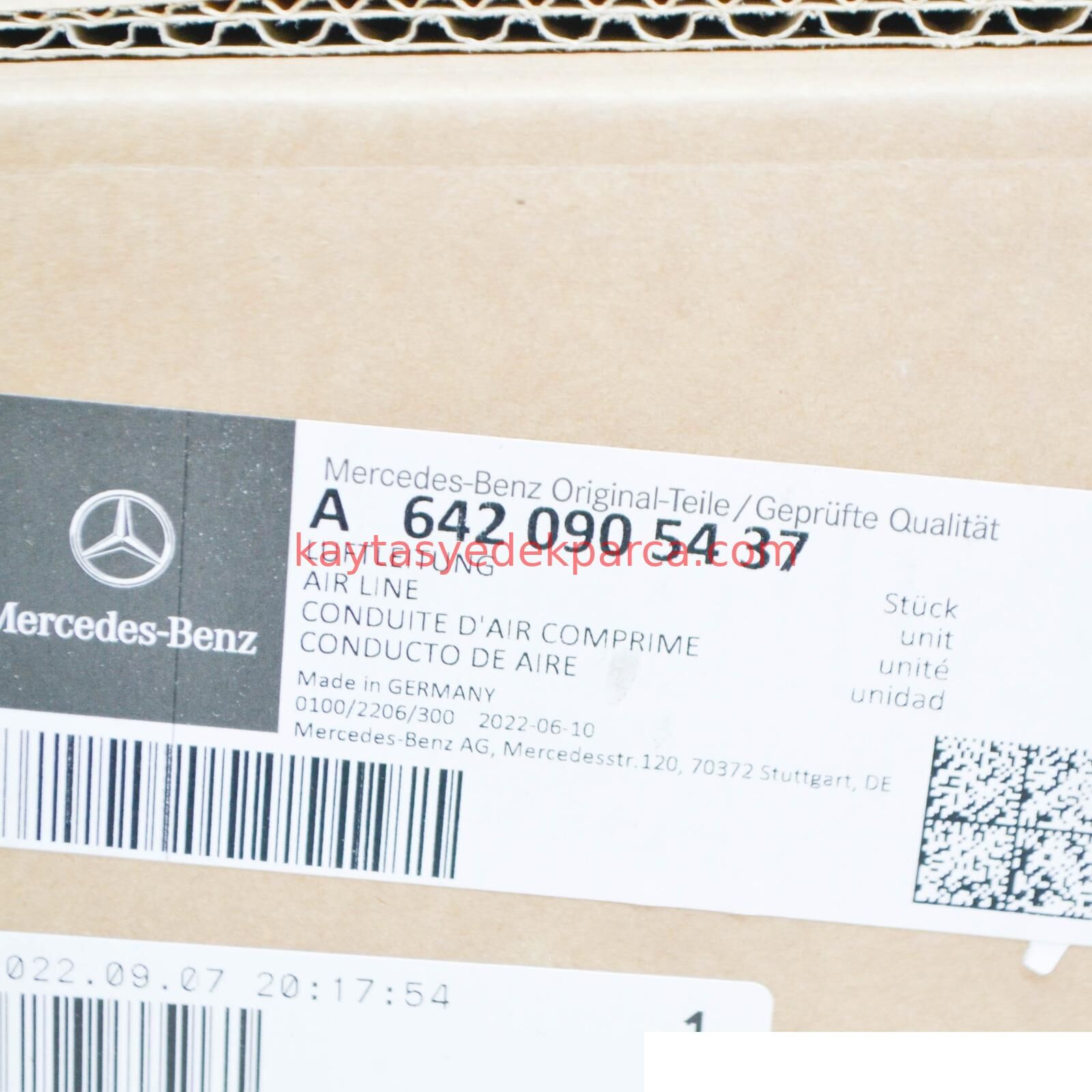 A6420905437-MER-EMME MANİFOLT, OM642 SOL