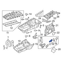 BMW-11428515157-MOTOR YAĞ SOĞUTUCU
