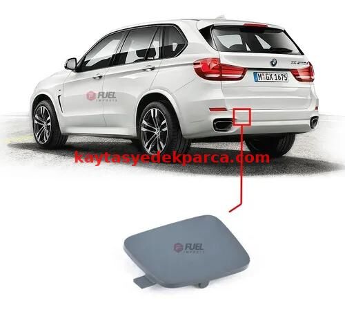 51128062758-8062758-TYG-ARKA TAMPON ÇEKİ KAPAĞI X5 F15 M