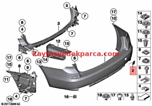 51247330627-7330627-BMW-BAGAJ AMORTİSÖRÜ