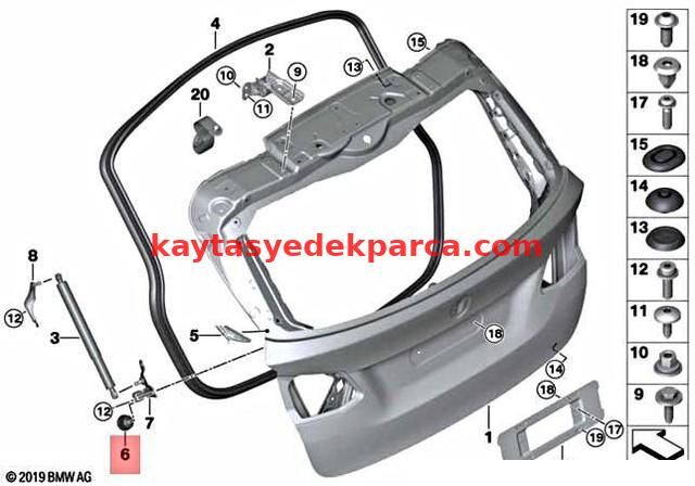 51247476375-7476375-BMW-BAGAJ AYAR TAKOZU