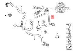 BMW-13537800666-YAKIT HORTUMU
