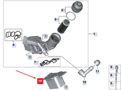 BMW-11428585625-MOTOR YAĞ SOĞUTUCU