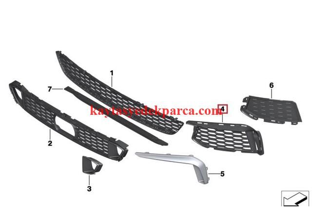 ÖN TAMPON IZGARASI M SOL G30