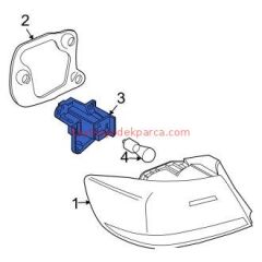 63217420737-7420737-BMW-STOP F39 X2 DIŞ SOL