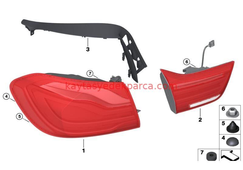 63217426051-7426051-BMW-STOP F32 SOL İÇ