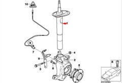 BMW-31316768924-AMORTİSÖR ÖN SAĞ