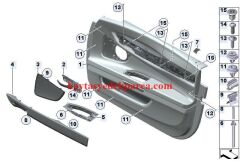 51419147163-9147163-BMW-SOL ÖN KAPI İÇ KOLU