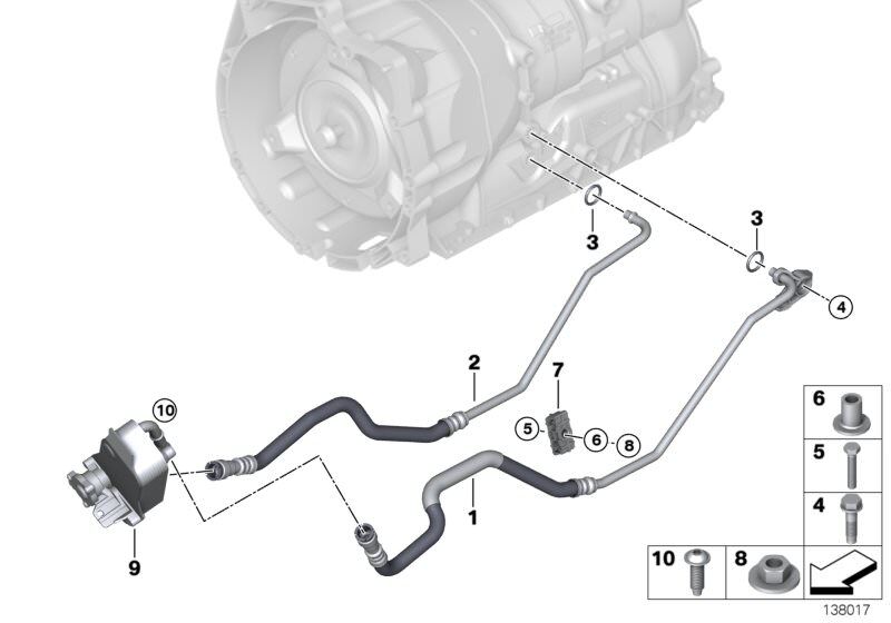 BMW-17228509700-YAĞ BORUSU E90
