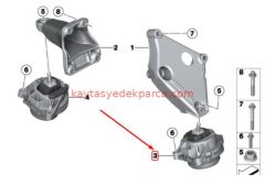 22116850481-6850481-CRT-MOTOR KULAĞI F25/L