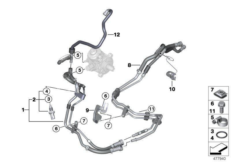 BMW-13538575467-YAKIT BESLEME HATTI