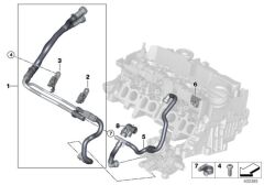 BMW-13538511667-ENJEKTÖR YAKIT HORTUMU N57Z