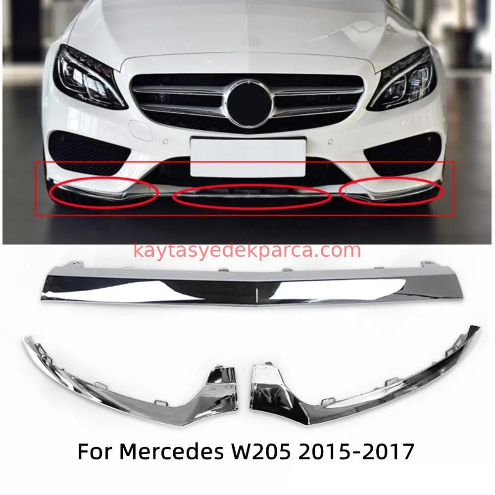 TAMPON ISGARASI W205 SAĞ KROMLU