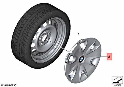 BMW-36136777787-JANT KAPAĞI E87 LCİ