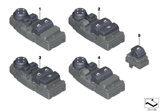 CAM DÜĞMESİ ARKA F10