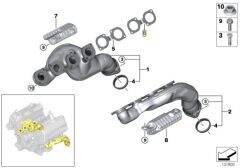 BMW-11627625167-MANİFOLD CONTASI