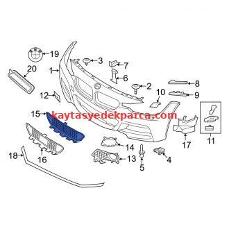 TAMPON IZGARASI ORTA F32/F33 M