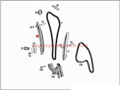 A2710500116S5-00116S5-SWA-ZİNCİR GERGİ KIZAK SETİ, M271 SET CGI FULL