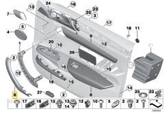 BMW-41217352056-ÖN DİREK ÇERÇEVE SACI F15