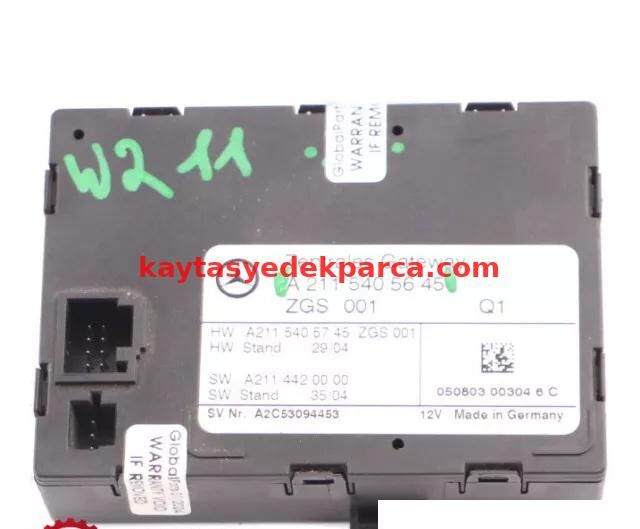 A211501032564-MER-YEDEK SU DEPO TAHLİYE HORTUMU W211