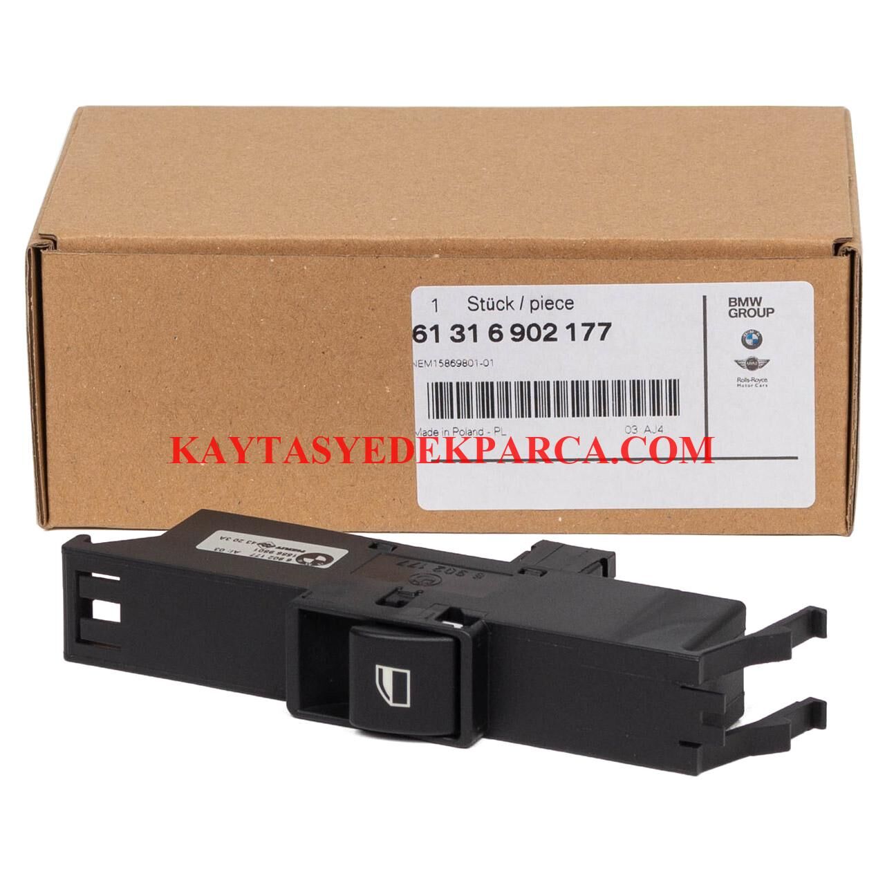 CAM DÜĞMESİ E46/L TEKLİ