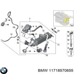 11718570655-8570655-BMW-EGZOZ GAZ RADYATÖRÜ G30G11G01 B57