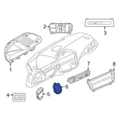 BMW-61319250734-START STOP DÜĞMESİ F30