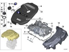 BMW-11128626613-ARKA KAPAK