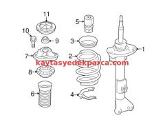 A2123235900-TRW-AMORTİSÖR, W212 ÖN 4 matik