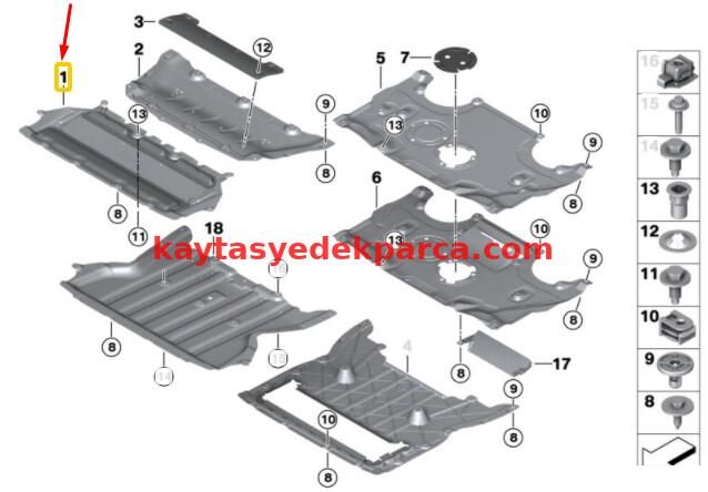 51757340168-7340168-BMW-MOTOR ALT MUHAFAZA G30