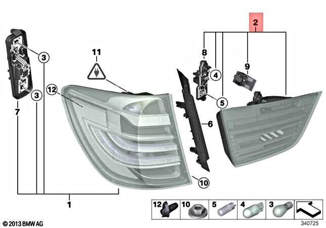BMW-63217217314-STOP İÇ SAĞ F25