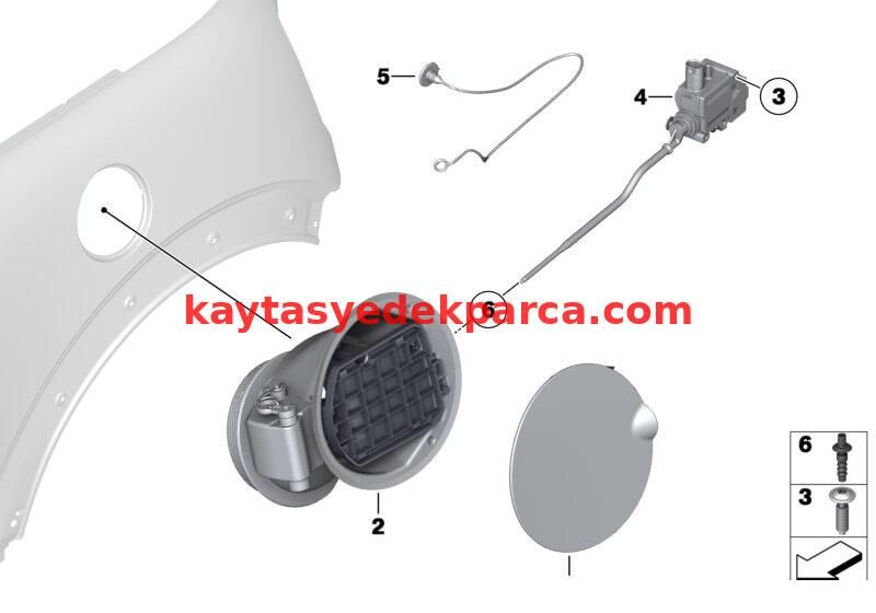 67116985880-6985880-VDO-MERKEZİ KİLİT MOTORU E90/LCİ DEPO