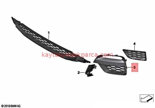 51118081534-8081534-BMW-TAMPON ORTA IZGARA G70