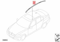 BMW-51137124253-TAVAN OLUK ÇITASI E90/L