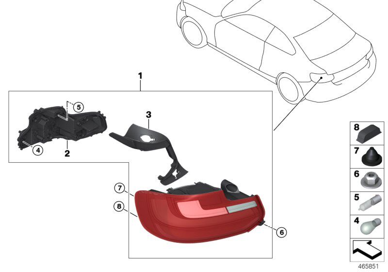 BMW-63217295423-STOP F22/F23/ L