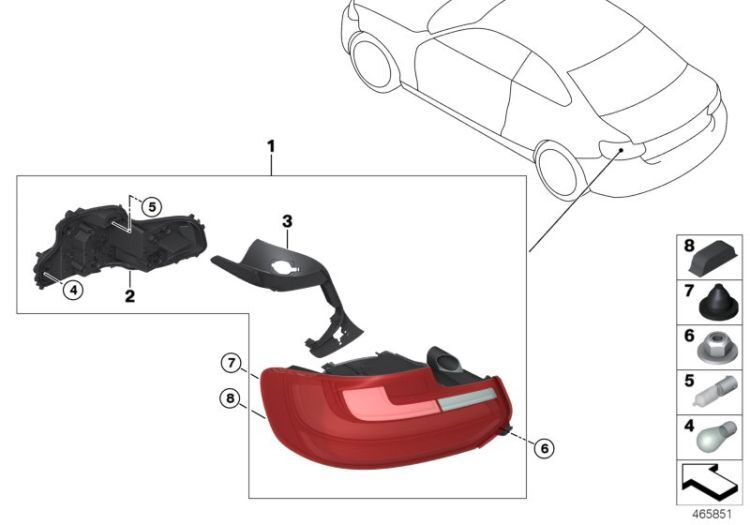 BMW-63217295424-STOP F22/F23/R