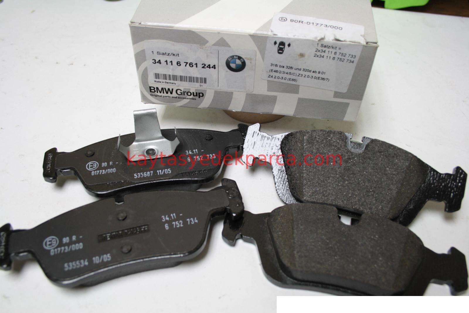 34116761244-6761244-MEY-FREN BALATASI ÖN E46/E36