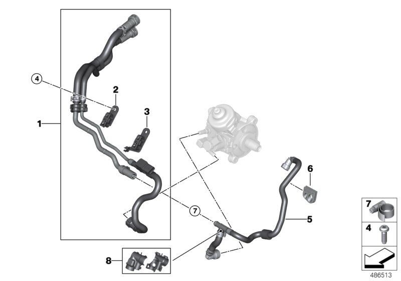 13538579916-8579916-BMW-GERİ DÖNÜŞ HORTUMU YAKIT