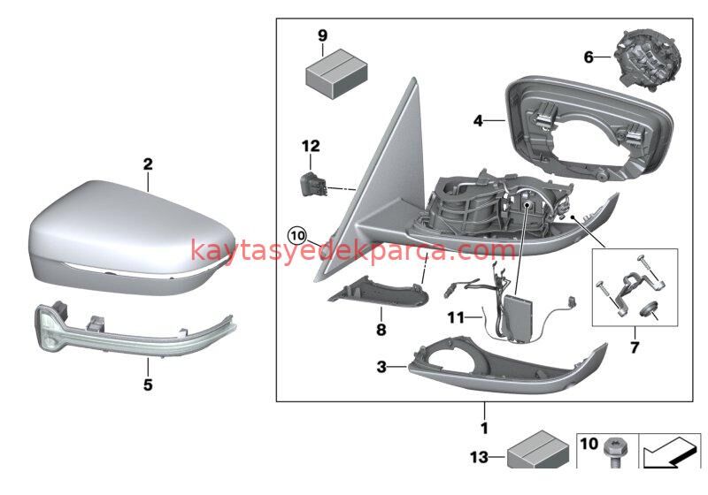 67135A3DB24-5A3DB24-BMW-AYNA MODULÜ G20 SAĞ