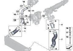 BMW-11618516509-TURBO HORTUMU