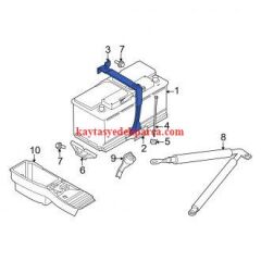 61217577620-7577620-BMW-AKÜ BAĞLANTI AYAĞI