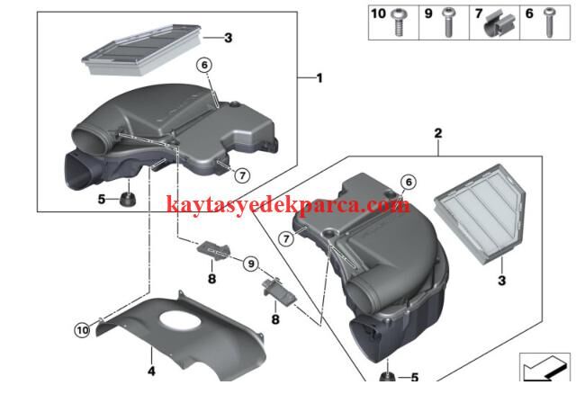 13718613251-8613251-BMW-HAVA FİLTRESİ 2 CL
