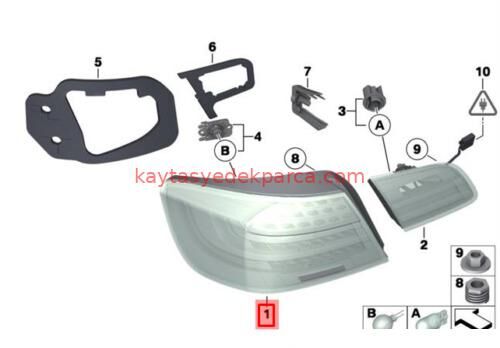 63217251958-7251958-ULO-STOP E92/R LCİ DIŞ LEDLİ