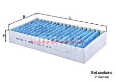 A1648300218-BSH-KLİMA FİLTRESİ, W164-251 KARBONLU