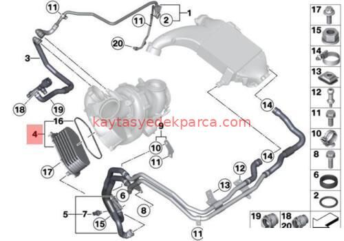 17517823884-7823884-BMW-TURBO SOĞUTMA RADYATÖR